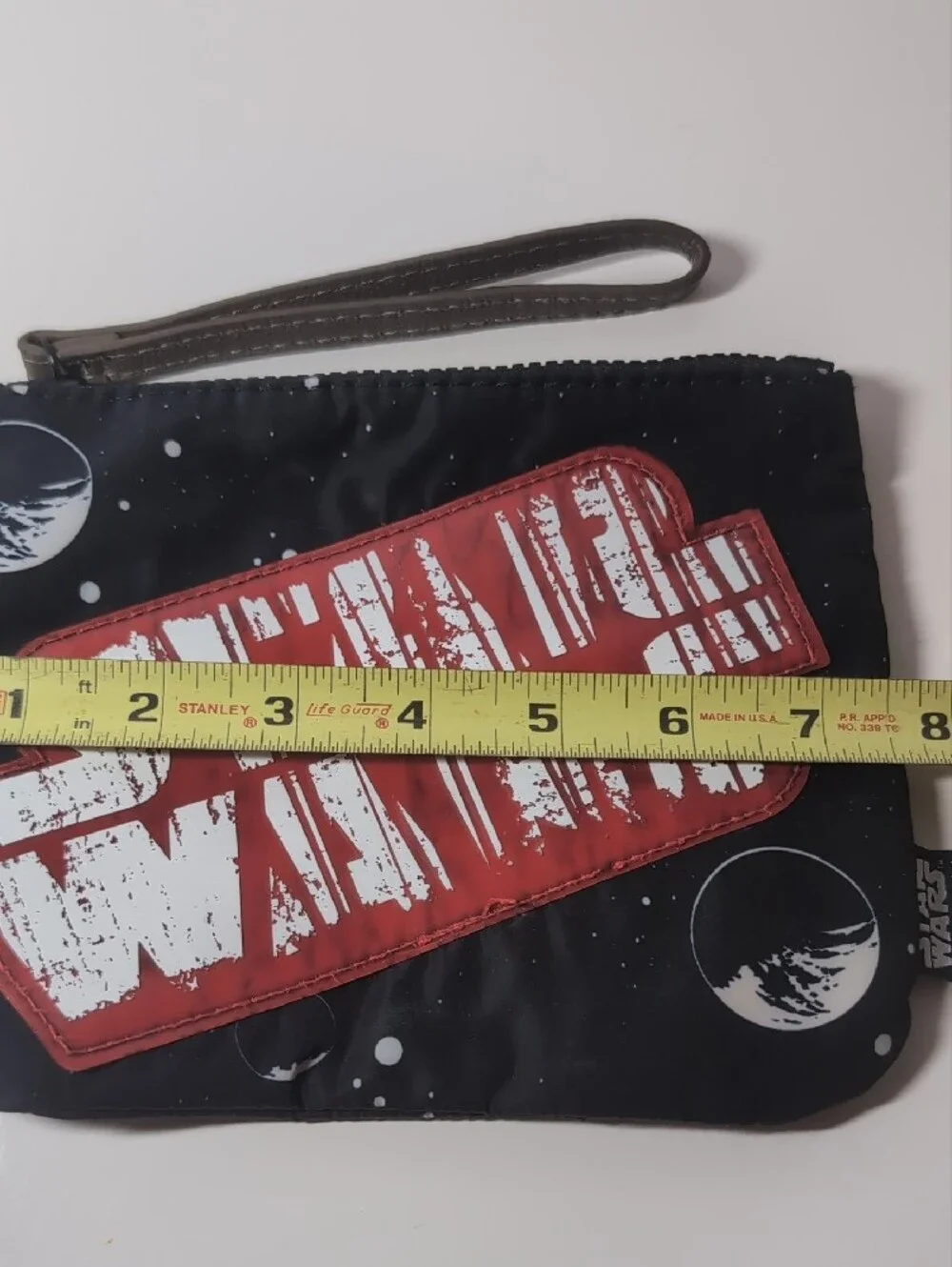 Disney - Star Wars Black Wristlet Pouch with Planet Graphics